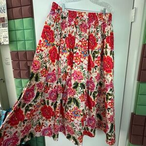 Floral Print Women's Skirt